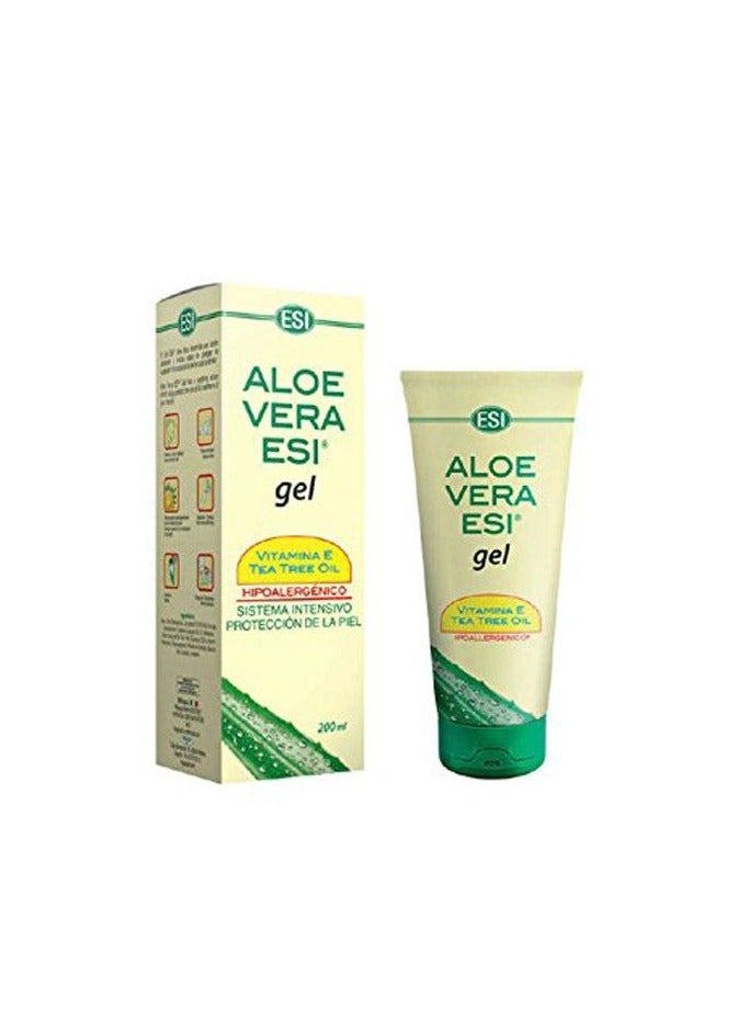 ESI Esi Aloe Vera Gel Vitamin E + Tea Tree 200 ml