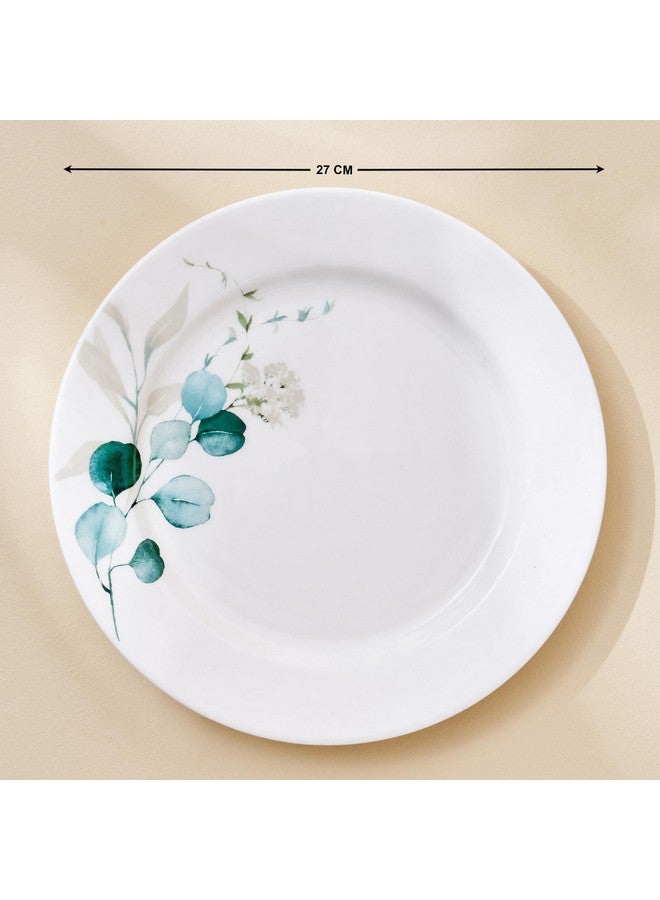 Home Centre Lucas Bone China Printed Dinner Plate - 27cm - Image 4