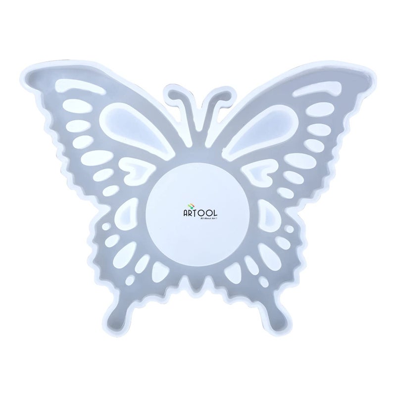 Artool NOLAAI ARTOOL Butterfly Shape Resin Art Mold Decorative DIY Multipurpose Art and Craft Making Silicone Mold Epoxy Resin Art Mould Set of 1 (C64) - Image 1