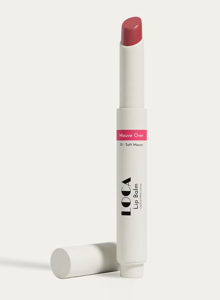 لوكا بلسم شفاه مرطب بلون الموف الناعم – لوكا ريد ليب بالم 01 موف أوفر - Image 1