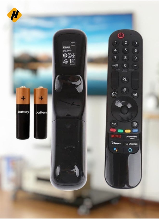 هوها - التحكم عن بُعد AN-MR21GC MR21GA لـ LG AI ThinQ 4K Smart TV-متوافق مع 55up75006 ، Nano8 ، Nano75 ، CX ، G1 ، A1 ، QNED99 ، QNED90 ، NANO85 ، NANO80 ، NANO75-سهلة الاستخدام ،وشملت - Image 1