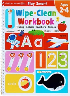 PLAY SMART WIPE CLEAN WORKBK ABC 123