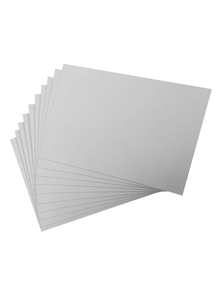 Terabyte Silver Card Paper A4 300GSM 10 Sheets, Card Stock, Pastel Paper, Art Paper for Painting, Print and Copy, Drawing, Crafts, Handmade - Image 2