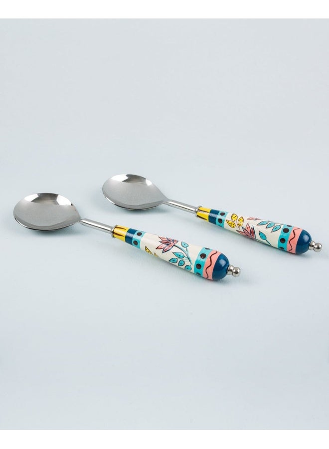 Chumbak Indian Floral Spoon Set  - Image 2