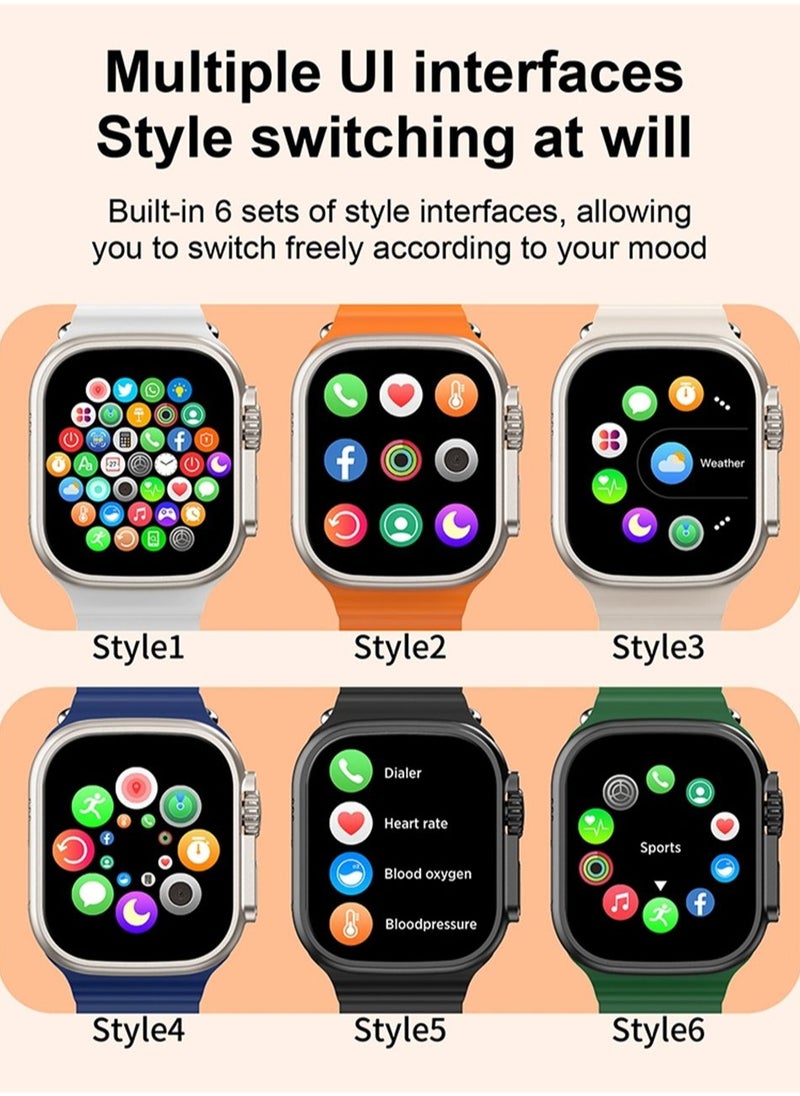 ELTRAZONE - 10 Ultra Smart Watch - Fitness Tracker, Health Monitor, Full Touch Display - Image 1