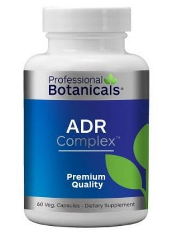 Professional Botanicals - Adrenal Complex Herbal Stress And Adrenal Health Supplement 60 Vegetarian Capsules - Image 1