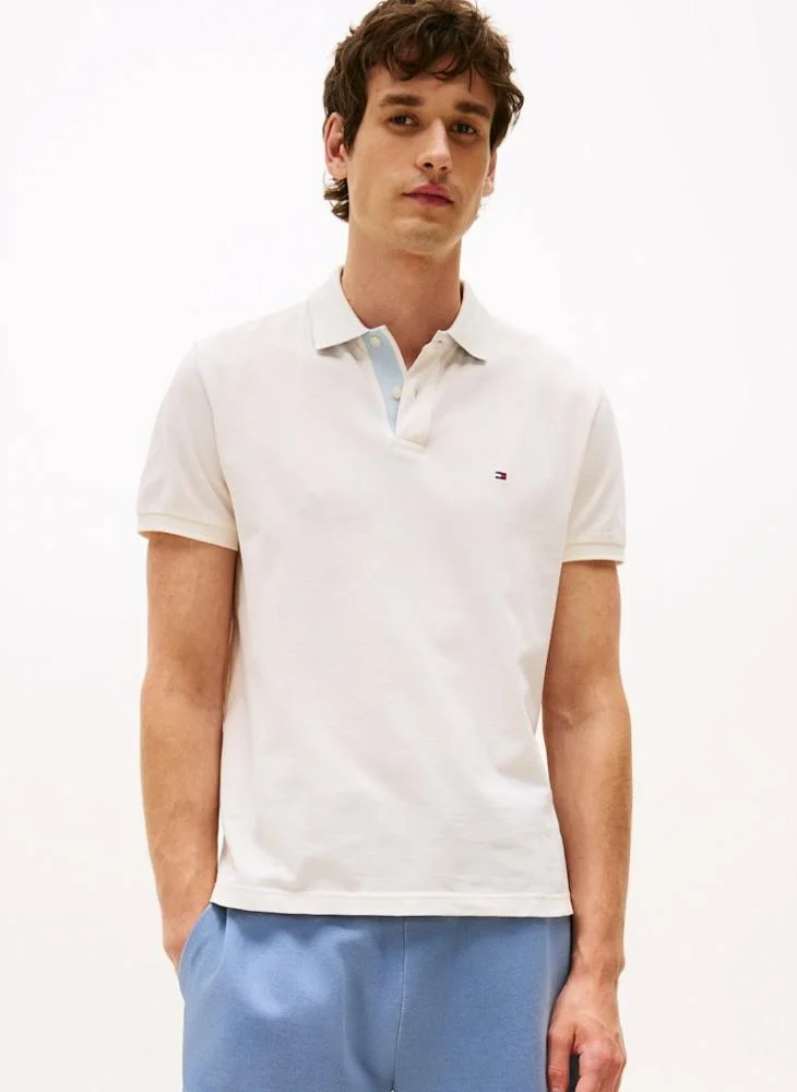 تومي هيلفيغر Americana Cotton Short Sleeve Polo
