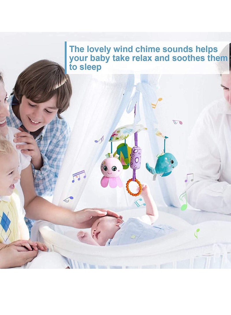 سيوسي ألعاب الأطفال، يمكن قصها على ألعاب مقعد السيارة وألعاب عربة الأطفال، مع خشخيشات معلقة للأطفال، ألعاب حسية للرضع والأطفال الصغار، مناسبة للأولاد والبنات فوق عمر 3 أشهر - Image 3