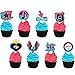 Animsco Music Cupcake Toppers 36Pcs for Girl Birthday Party Cake Decorations Popular Music Tik Theme Party Supplies Dessert Cake Toppers - Image 4
