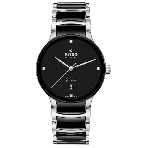 Rado Centrix Automatic Diamonds Unisex with Black Dial, Date Display and Swiss Automaitc Movement - Image 1