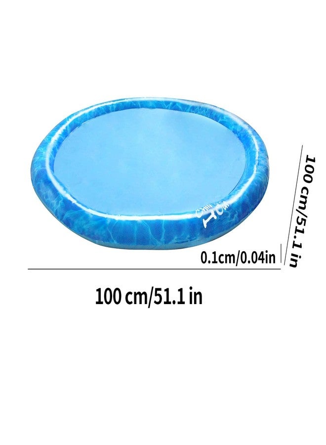 ALL FOR PAWS Splash Pad,Splash Pad for Dogs Outdoor Water Toy Inflatable Sprinkler Dog Pool Dog Accessories Blue - Image 2