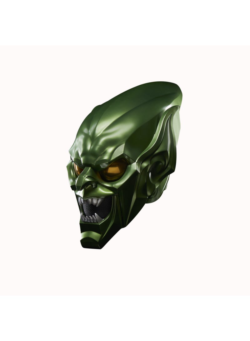 SPIDERMAN Marvel Legends Series Green Goblin Premium Roleplay Helmet, Spider-Man: No Way Home Adult Collectible Roleplay Gear - Image 2