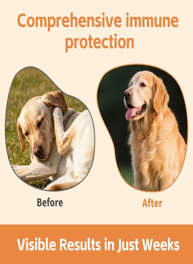 VivaElixir Quercetin & Bromelain for Dogs & Cats with Colostrum & Probiotics - Supports Immune System, Relieves Itchy Allergies, Anti-Inflammatory Antioxidants, Veterinarian Recommended, 120 Chewable Tablets - Image 4