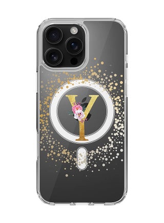 Custom Monogram Floral - Y  (Clear )