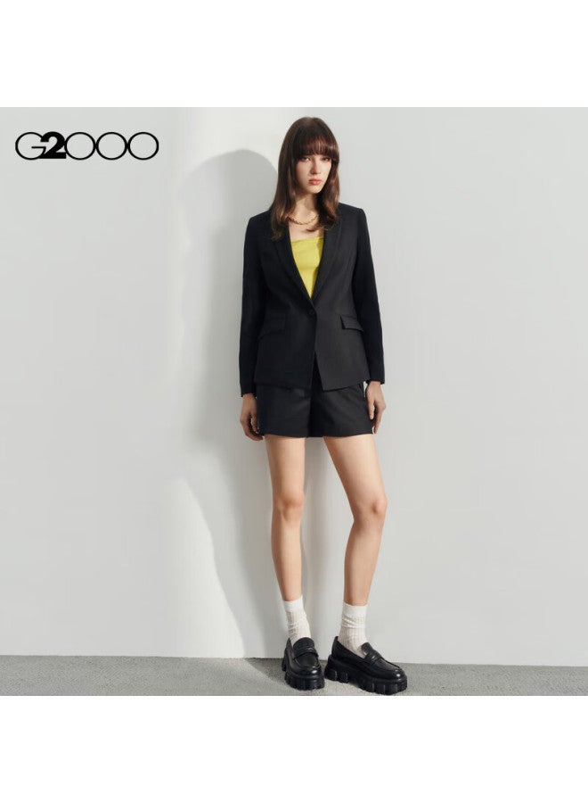 G2000 Women's Clothing Spring And Summer, Same Style As In Shopping Malls, Machine Washable, Suitable For Commuting, Formal Suit Jacket G2, Black, Size 34 - Image 5