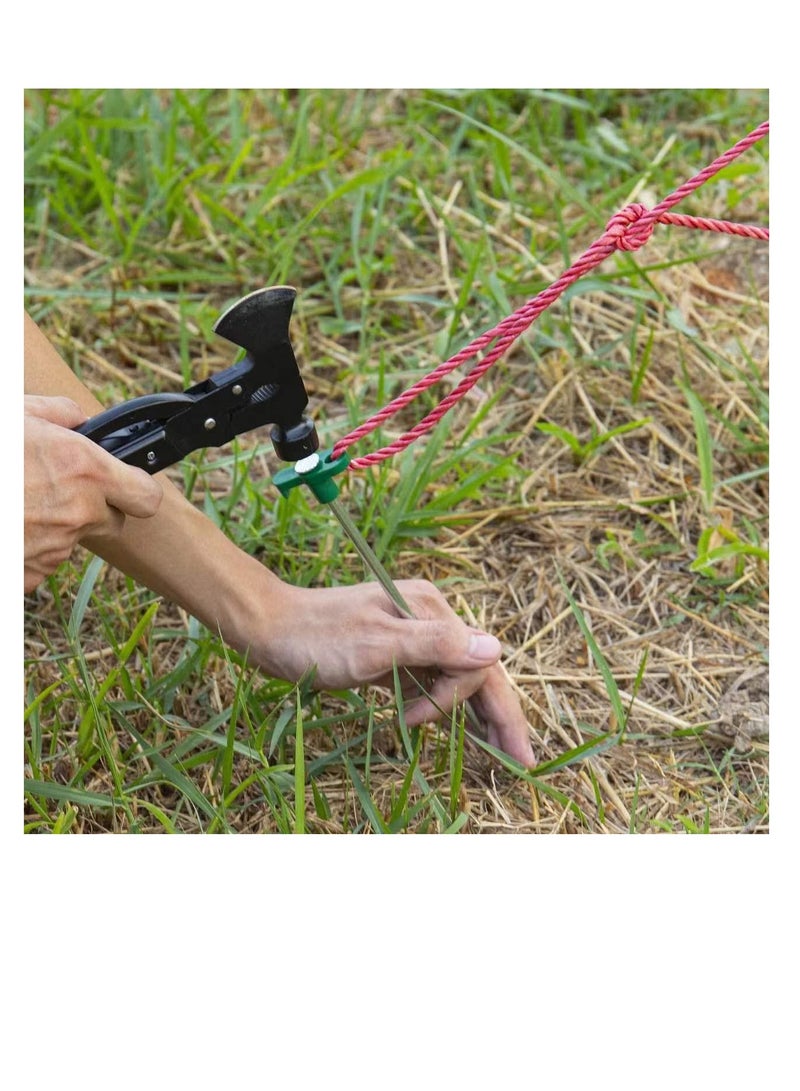 Excefore Tent Stakes, 10 Pcs Heavy Duty Tent Stakes Pegs, Outdoor Camping Windproof Professional Ground Stakes, Metal Tent Pegs for All Kinds of Ground, Specially Designed for Tent Canopies  - Image 4