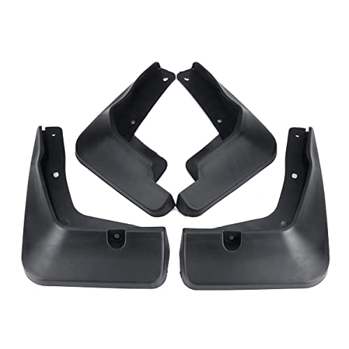 Autoxygen Car Mud Flaps (O.E. Type) Mud Guard Accessories for Grand i10 (Set of 4 pcs, Black) - Image 1