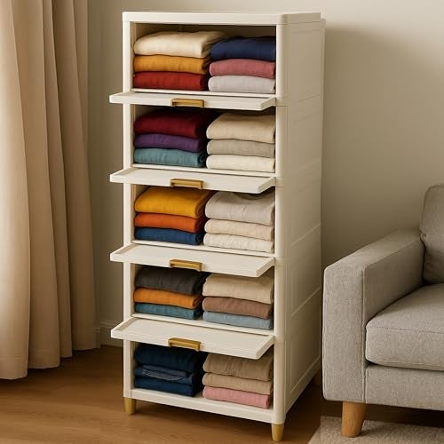 DecoLogy Bookshelf for Home |Engineered Books Organizer for Study Room | Multipurpose Book Shelf for Home, Office |Book Organizer for Library | Living Room Furniture (Cupboard Rack - White, 2PCS) - Image 5