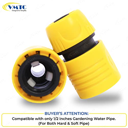 VMTC Quick Connector Set (1/2"): 2-Piece Kit for Gardening & High-Pressure Car Washers (Compatible with Karchre K1-K7, Bosch AQT, Black & Decker, Hübertt, and More) - Image 4