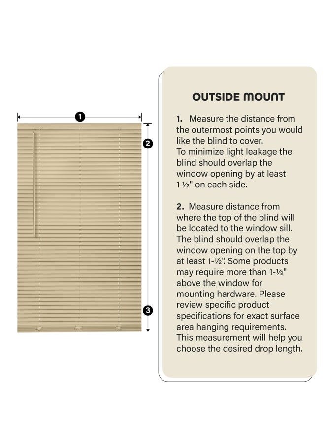 Achim Home Furnishings DSG229GY06 Cordless GII Deluxe Sundown 1" Room Darkening Mini Blind, Grey, 29" x 64" - Image 5