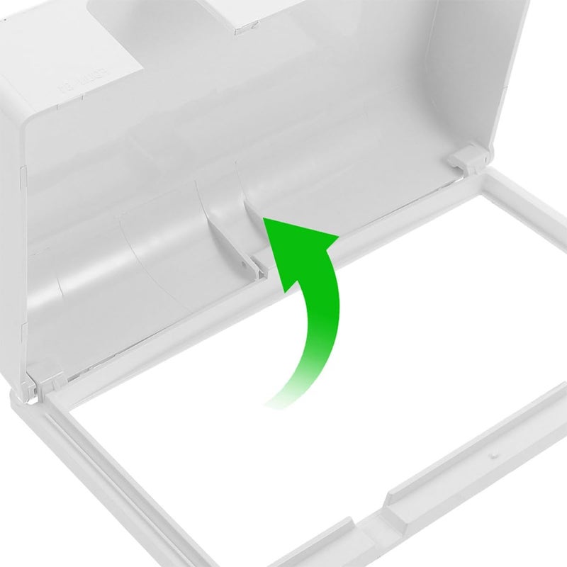 Waterproof Wall Socket Cover, Adhesive Double-gang 86 Type Outlet Protective Box, White, 2pcs, Outdoor Weatherproof Plug and Switch Protector for Electrical Outlets - Image 3