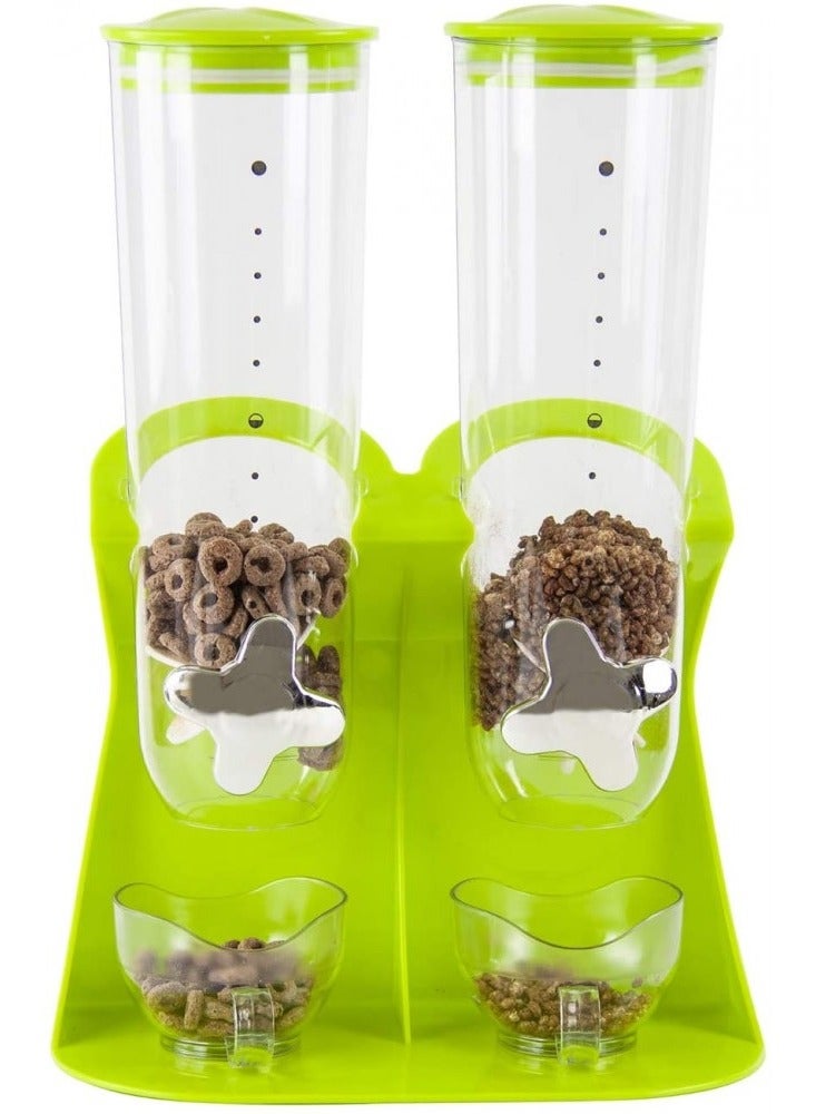 Double Cereal Dispenser Store and Organize Your Cereals with Ease - Image 1