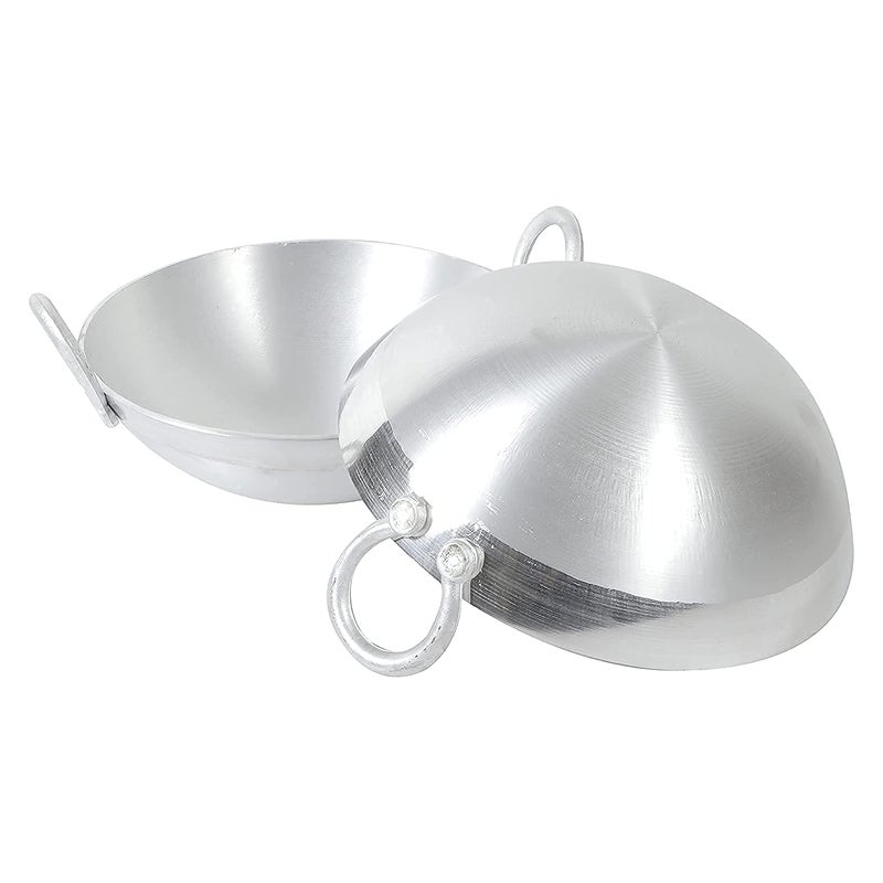 KITCHEN NEXT 01KITCHEN Next Aluminium Kadai/Frying Pan for Cooking (1liter (for 3 Members)) - Image 3