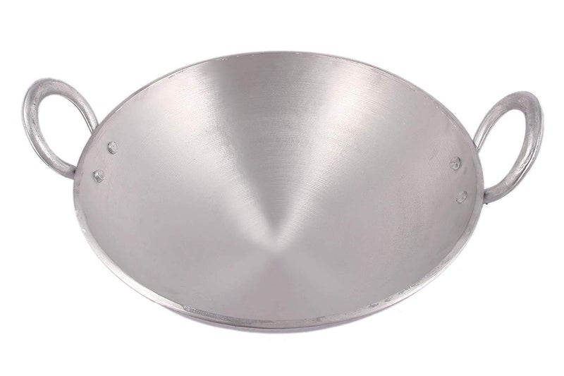 KITCHEN NEXT 01KITCHEN Next Aluminium Kadai/Frying Pan for Cooking (1liter (for 3 Members)) - Image 1