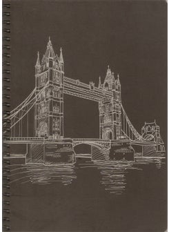 Lizy 17X24 Black Leaf Sketch Notebook 48Yp 120Gr  - Image 2