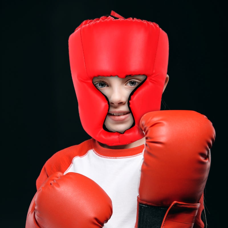 Kids Boxing Sparring Guard Sports Training Protective Gear For Taekwondo Kickboxing Training Boxing Protective Equipment Size S - Image 5