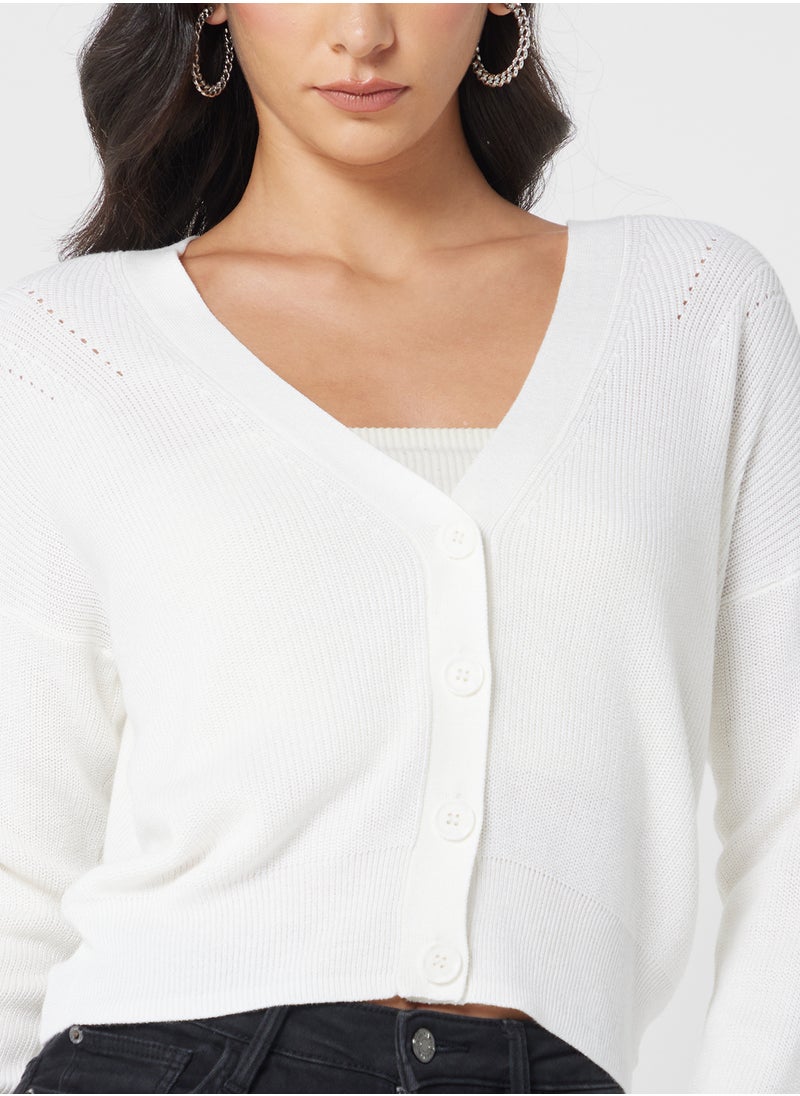 VERO MODA - V-Neck Cardigan - Image 1