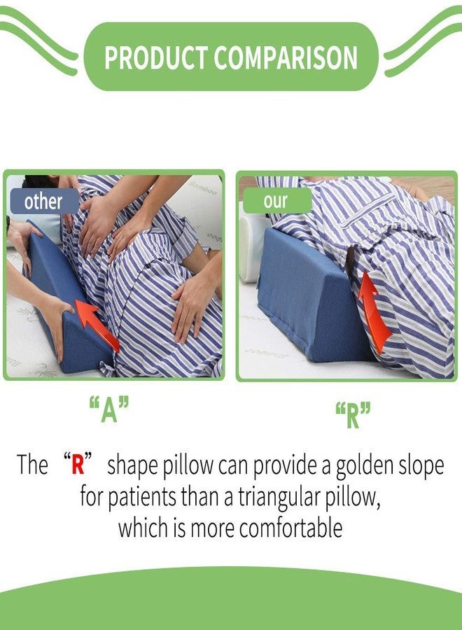 METRON - Wedge Pillow Body Position Wedges Back Positioning Elevation Pillow Case Pregnancy Bedroom Elevated Body Pillow Leg Bolster - Image 4