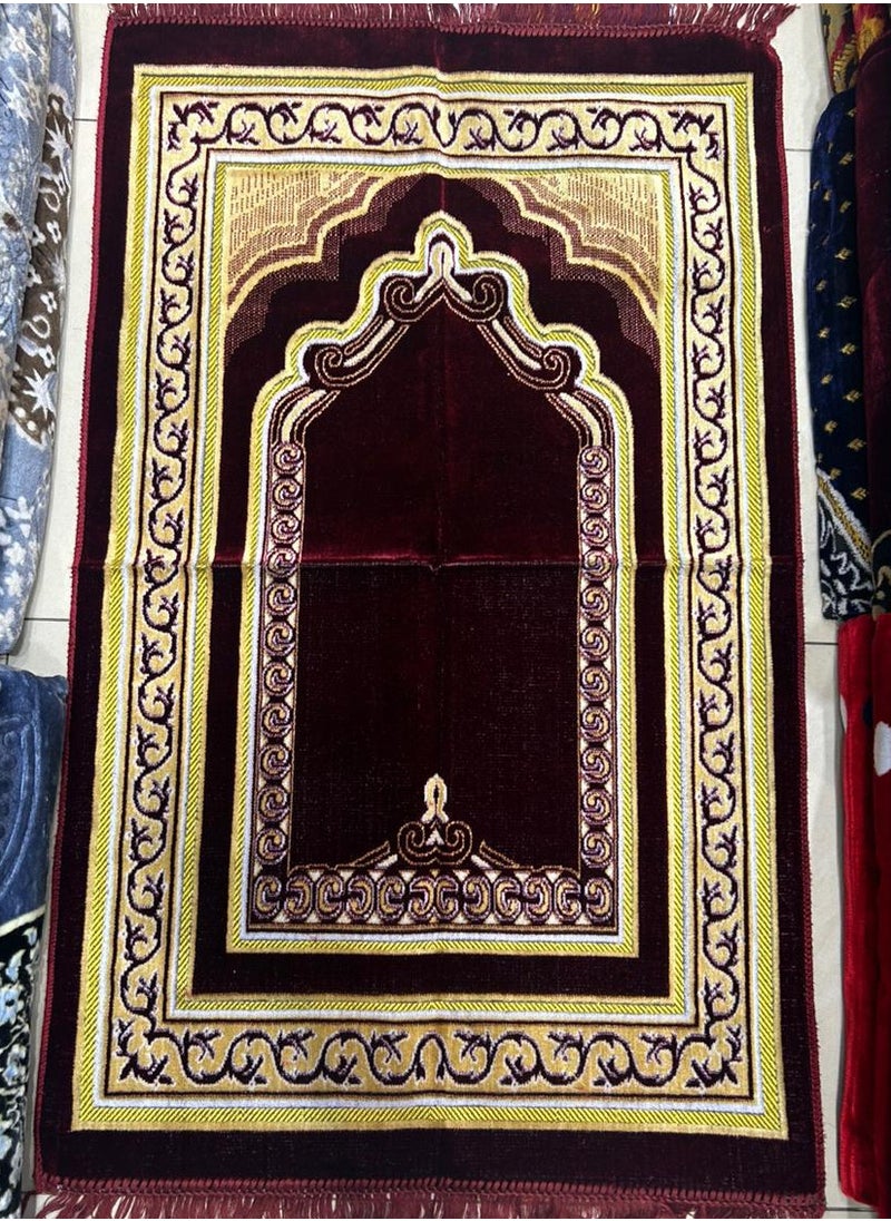 Alsaqer Turkey Muslim Prayer Mat (70 X 110 cm ), Musalla | Islamic Prayer Mat for Home and Masjid Parayer Mat| Muslim Prayer Rug | Premium Design and Quality | Made in Turkey | Soft Touch with Cotton Padded Back (Multicolours) - pzsku/Z73E70C8315660D5899E5Z/45/_/1740864652/0f0c8bdd-f5f1-4af2-b629-e8bfdd6f9e6b