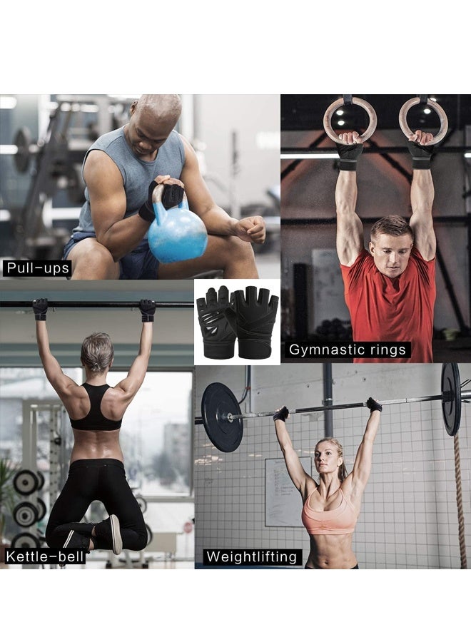 قفازات اللياقة البدنية، قفازات تدريب للرجال والنساء - قفازات اللياقة البدنية لتدريب القوة، وكمال الأجسام، ورياضات رفع الأثقال، وتدريب الكروس فيت - Image 5