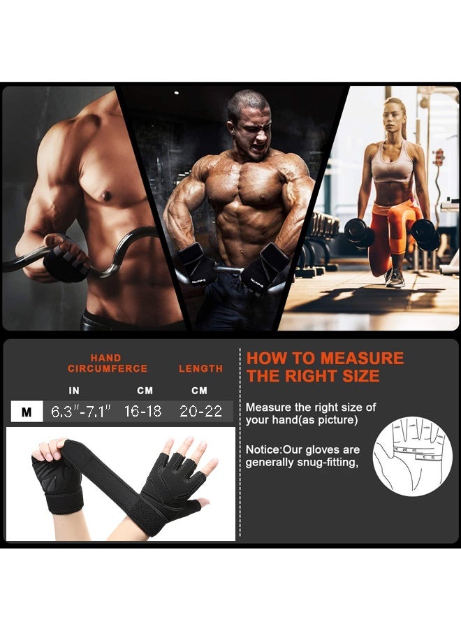 قفازات اللياقة البدنية، قفازات تدريب للرجال والنساء - قفازات اللياقة البدنية لتدريب القوة، وكمال الأجسام، ورياضات رفع الأثقال، وتدريب الكروس فيت - Image 2
