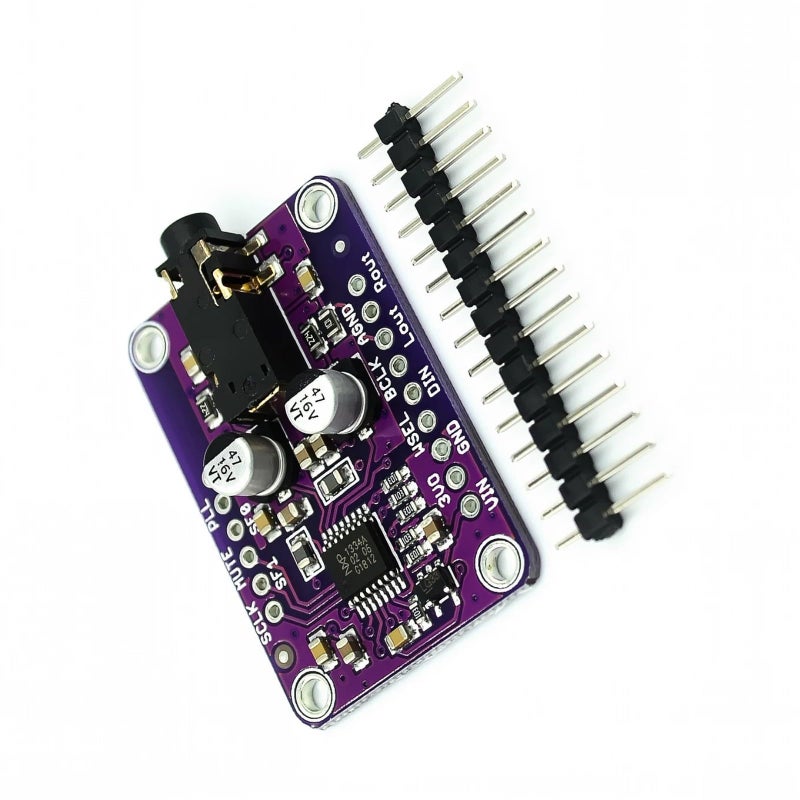 وحدة فك تشفير الصوت UDA1334A I2S مع إخراج ستريو للتحويل الرقمي التناظري - Image 2