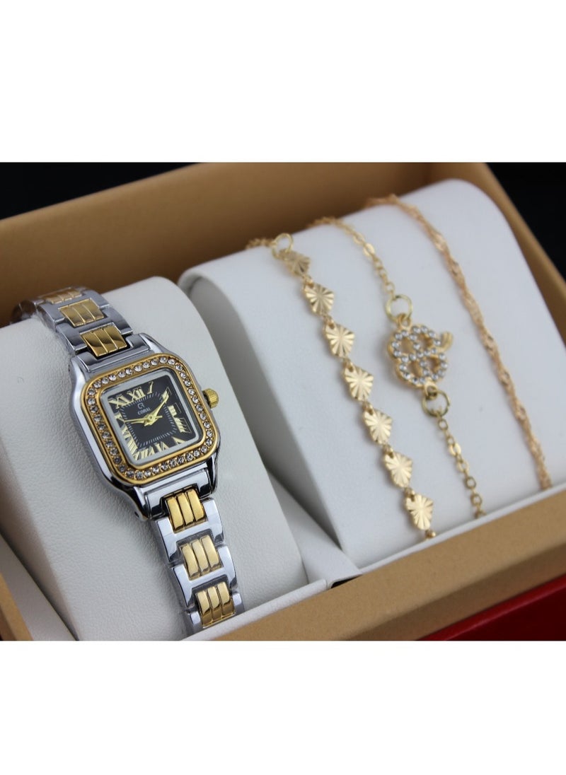 Reclaim with Argireline Women's evening watch set 