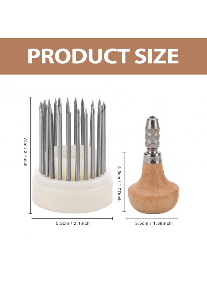 Semme 23 Pcs Beading Tools Set Diamond Setting Beading Tools Graver Beader for DIY Jewelry Making Crafting  - Image 5