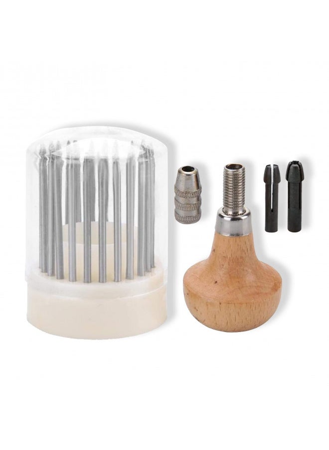 Semme 23 Pcs Beading Tools Set Diamond Setting Beading Tools Graver Beader for DIY Jewelry Making Crafting  - Image 2