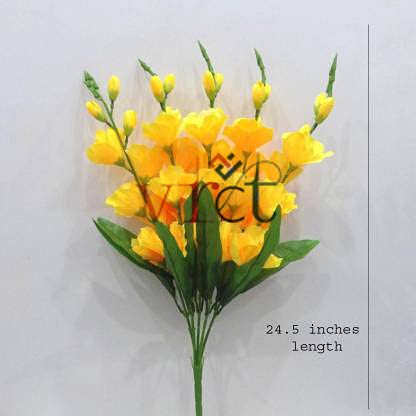 VRCT Artificial Gladiolus Flowers for Home, Garden, Party, Wedding Decoration -Set of 4 (Multicolor) - Image 4