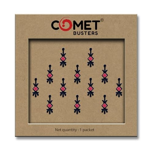 Comet Busters Black and Maroon Bindi (BV895) - Image 5