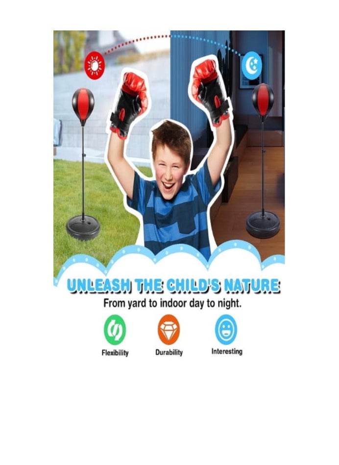 Generic Kids Punching Bag Set, Kids Boxing Ball with Gloves  - Image 3