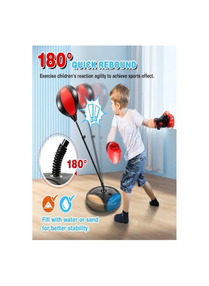 Generic Kids Punching Bag Set, Kids Boxing Ball with Gloves  - Image 4