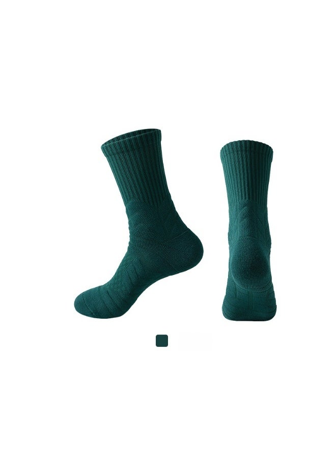 KUYING Fashion Anti Slip Breathable Sports Socks Three Piece Set