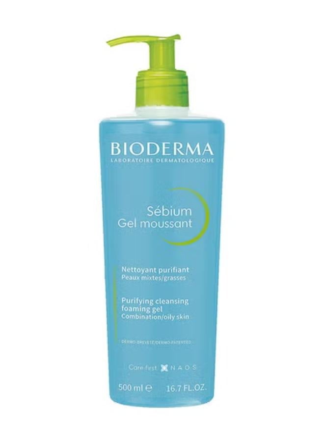 Bioderm Rx Sebium Gel Moussant Purifying Foaming Blue 500ml