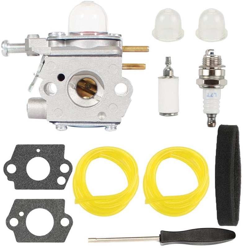 Pro Chaser WS2200 Carburetor for Craftsman WS210 WC2200 CMXGTAMD25CC CMXGTAMD25SC 41AD25CC793 WC210 41AD25SC793 25cc 27cc String Trimmer Weed Eater - Image 1