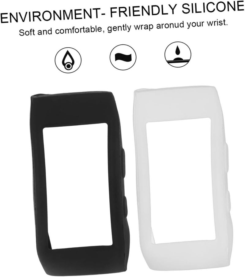 Watch Frame Case Compatible Easy to Install Protective Shell for Sport and Swimming Chic Design White - Image 5