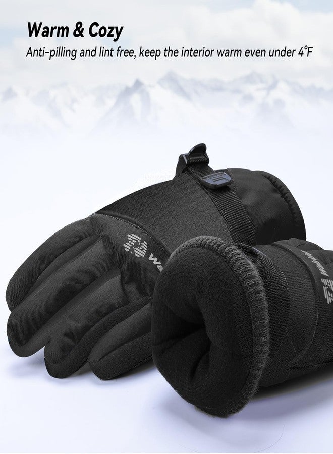 WALSKING Kids Waterproof Winter Thinsulate Warm Cold Weather Winter Snow Ski Gloves-Fits Boys and Girls Youth Child Outdoor - Image 5