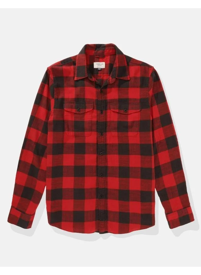 American Eagle Checked Regular Fit Shirt