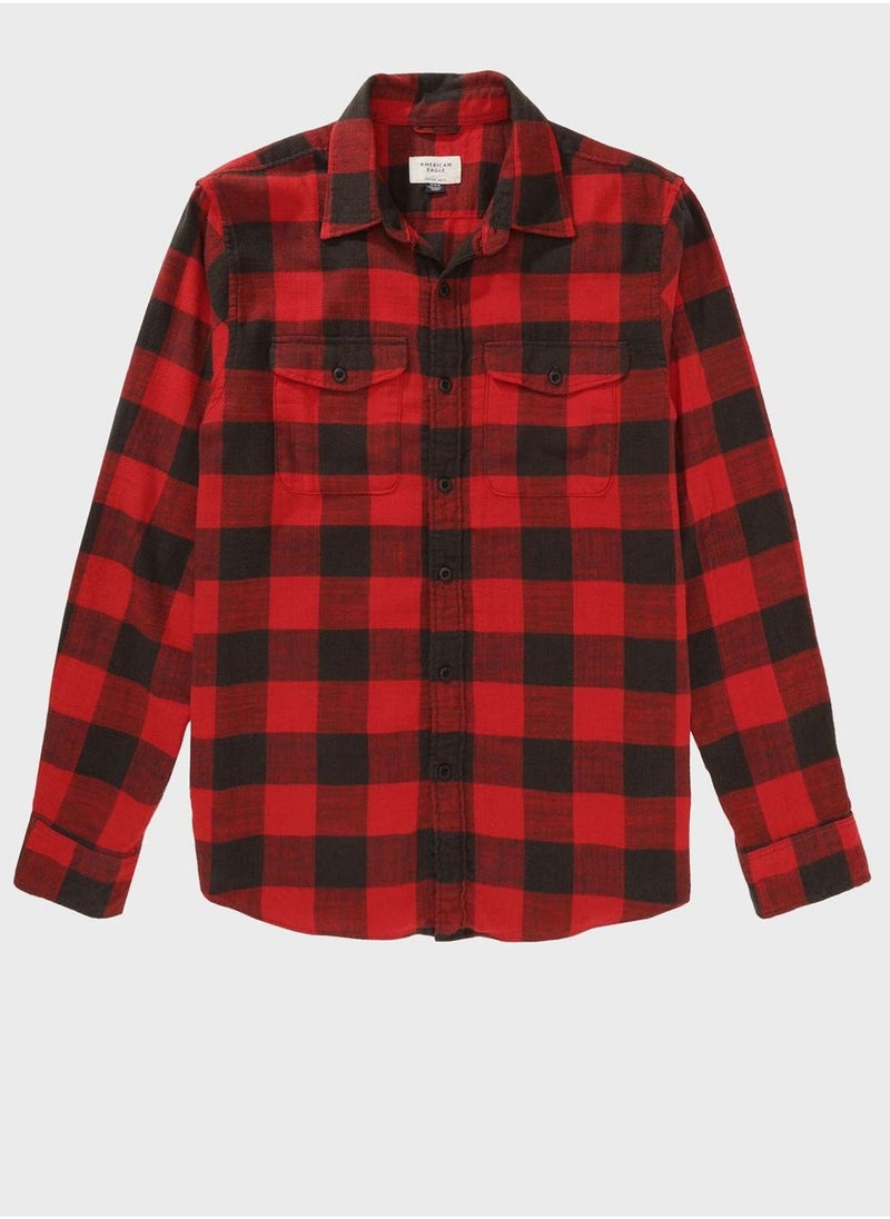 Checked Regular Fit Shirt
